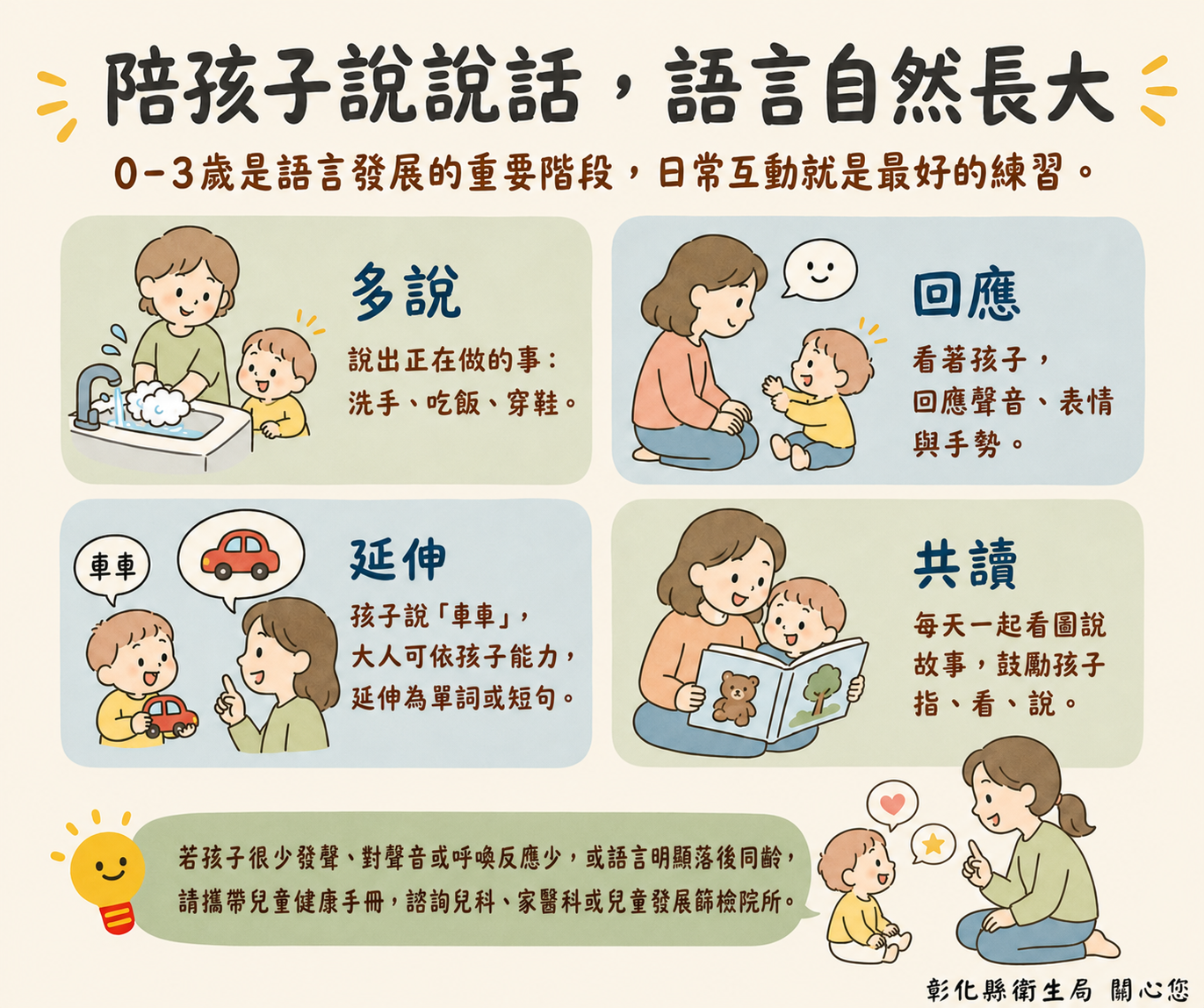 陪孩子說說話，語言力自然長大宣傳圖片